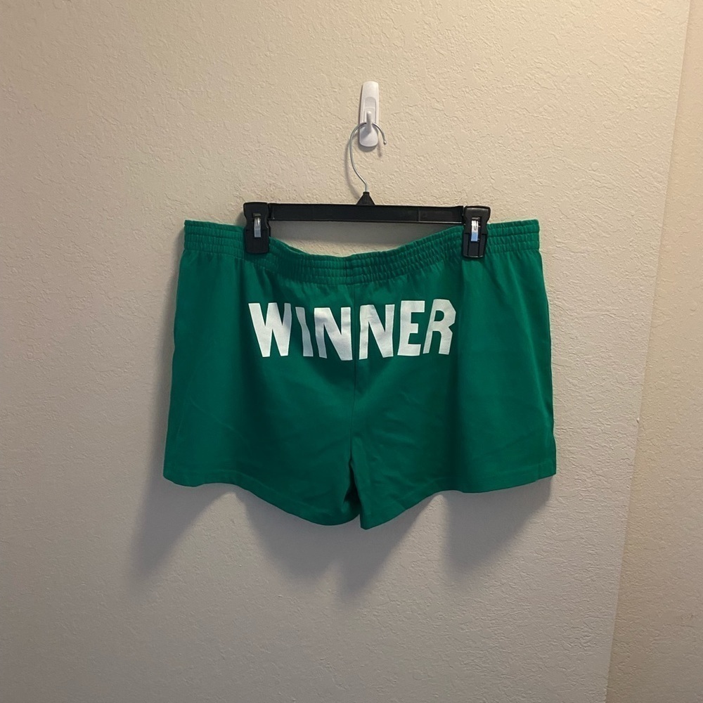 NWOT  aerie fit green winner shorts